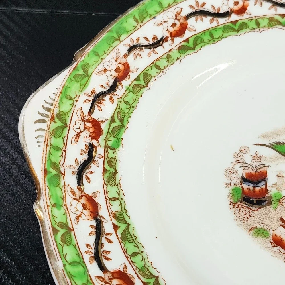 Antique Sampson Smith Cake Plate 